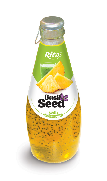 290ml Basil Drink with Pineapple